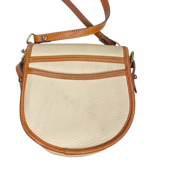 Vintage Dooney & Bourke 90s AWL Big Duck Crossbody Cream - Picture 15 of 16